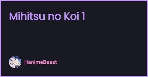 mihitsu no koi hanime
